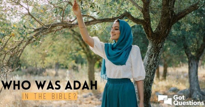 Who is adah in the bible