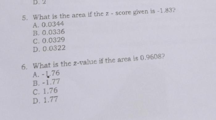 The area to the left of z is 0.9750.