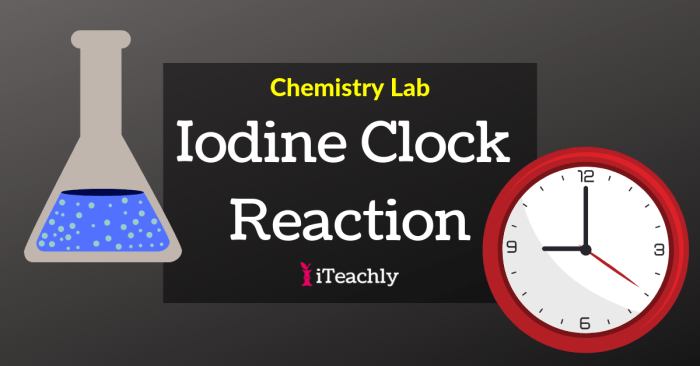 Iodine clock reaction lab report