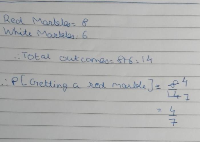 A bag contains 6 red marbles 6 white marbles