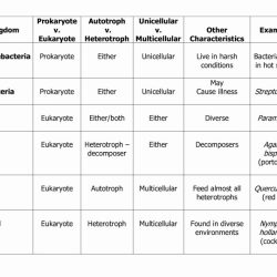 Domains and kingdoms answer key