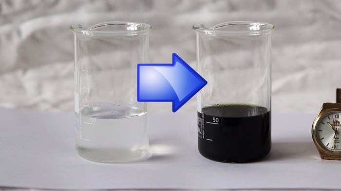 Iodine clock reaction lab report