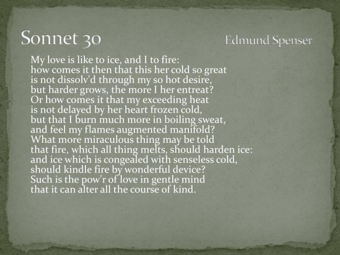 Sonnet 30 by edmund spenser